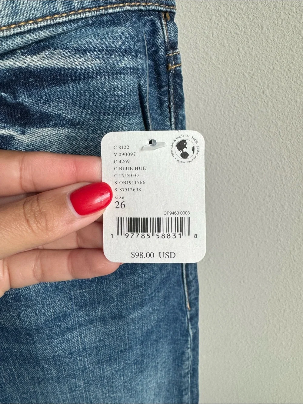 Misha Wide Barrel Leg Jeans - We The Free- 26 - Picture 3 of 5